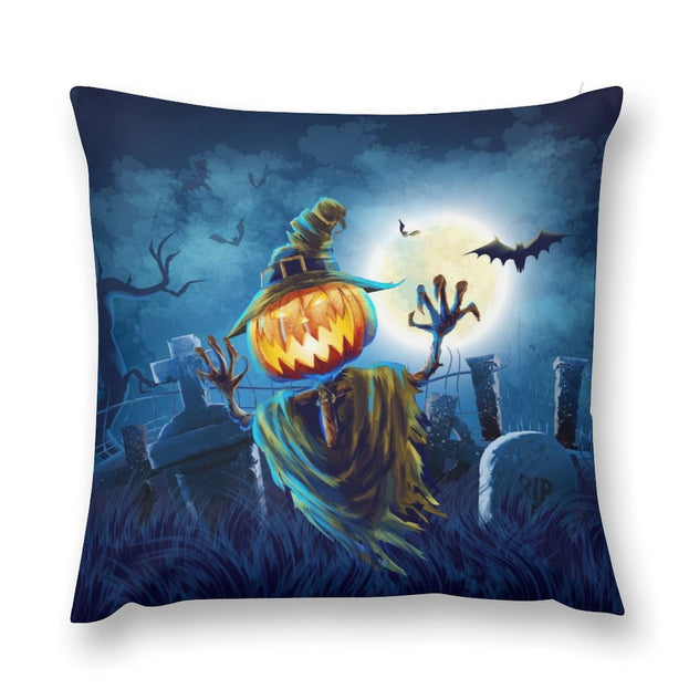 Halloween-Themed Plush Pillowcase – Soft Comfort for a Ghoulishly Good Night