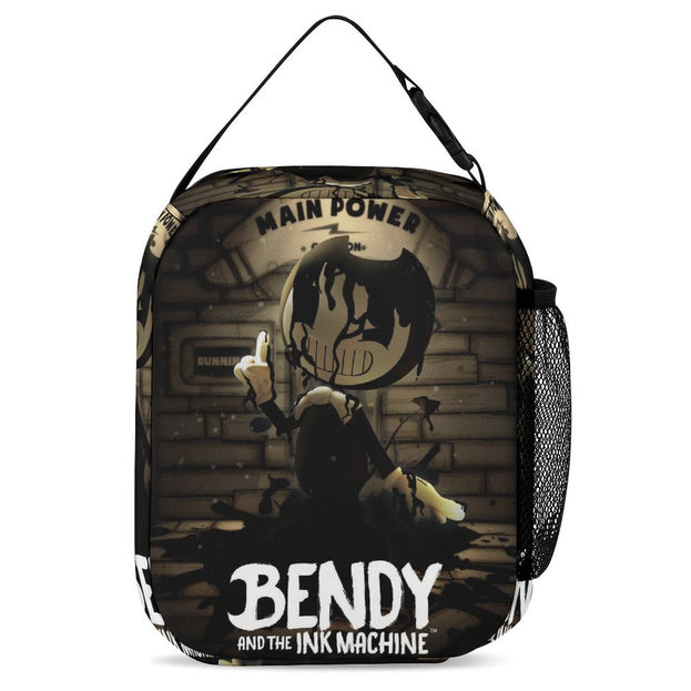 Bendy and the Ink Machine Backpack Trendy Unisex School Bag for Students Casual Double Shoulder Backpack