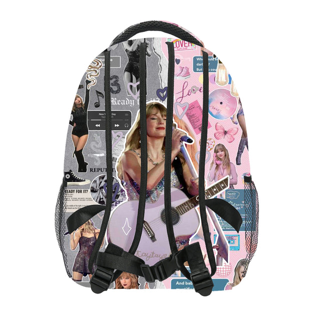 Large Capacity Daily Backpack for School Laptop and Travel Perfect for Music Fans Men and Women