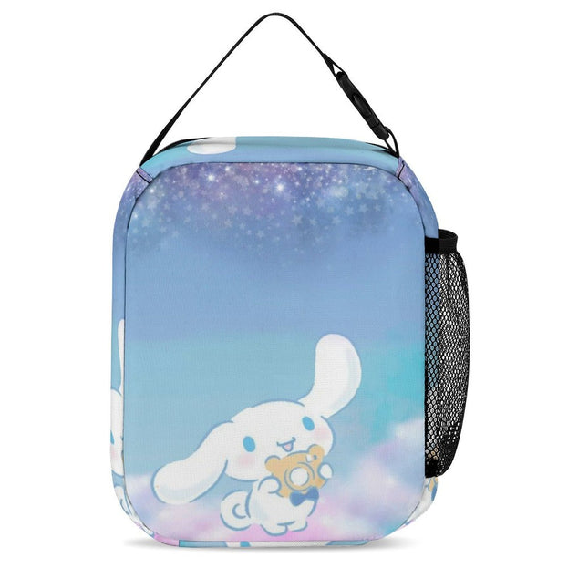 Cinnamoroll Print Children's Backpack Ideal for Preschool and Elementary Boys and Girls Adjustable Straps and Soft Padded Back