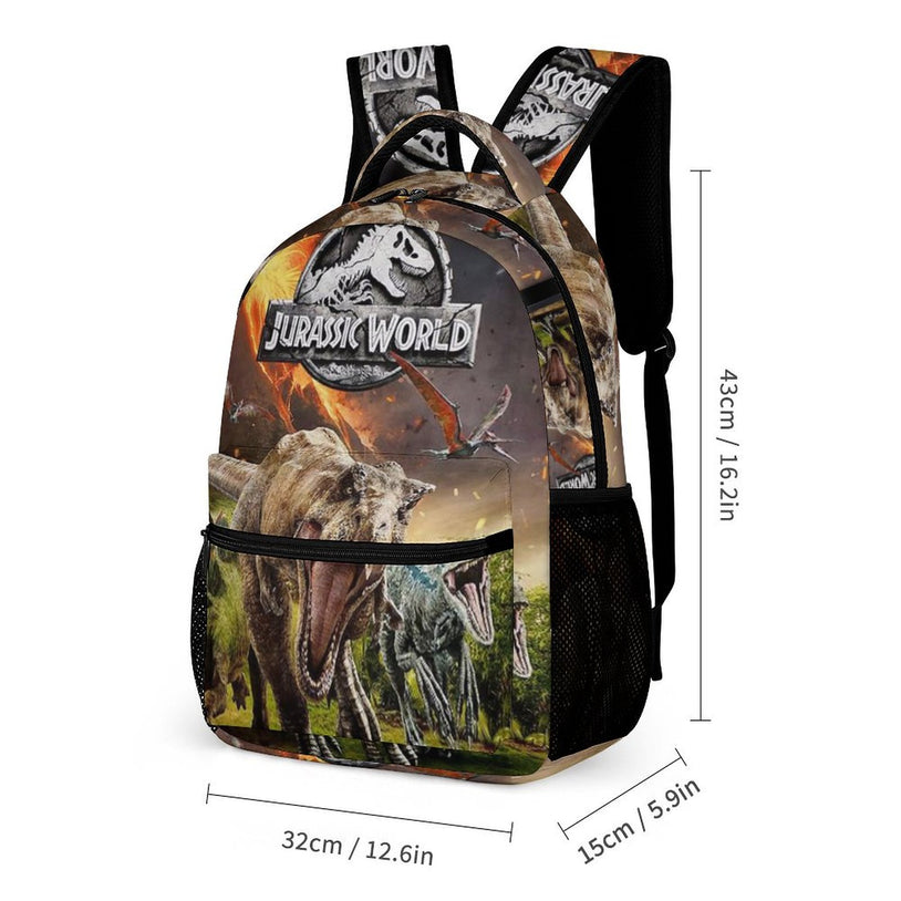 Jurassic World Themed Backpack Ideal Anime School Bag for Elementary and Middle School