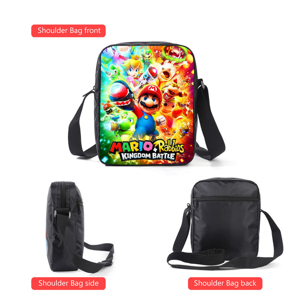 Super Cute 3D Backpack Set Lightweight 3 Piece School Bag for Girls Boys and Teens