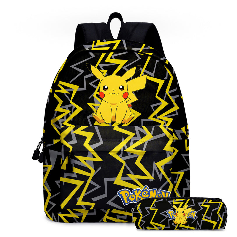 16 Inch Cute Anime Backpack Lightweight Casual Laptop Bag for Kids Teens and Adults Perfect Cartoon Travel Daypack Ideal Gift for Men and Women