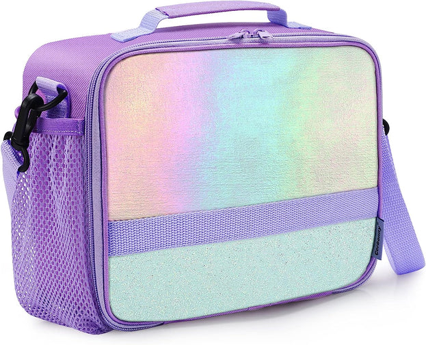 Insulated Kids Lunch Box for School Durable with Adjustable Shoulder Strap Keeps Food Warm Ideal for Travel