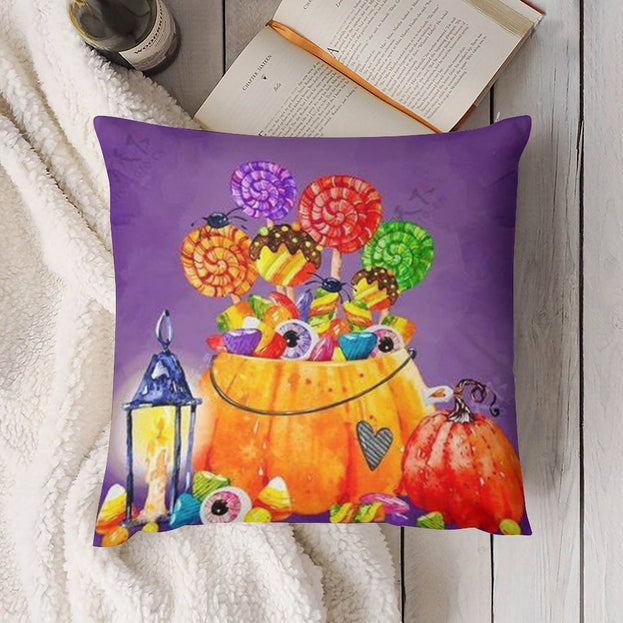 Festive Halloween Plush Pillowcase – Add a Touch of Comfort to Your Scary Decor