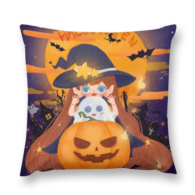 Deluxe Halloween Plush Pillowcase – Luxuriously Soft for the Halloween Spirit