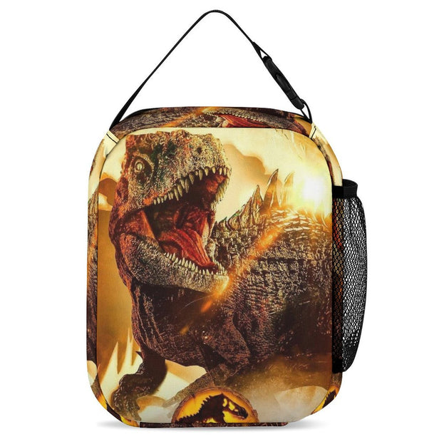 Jurassic World Anime Print Backpack School Bag for Kids with Shoulder Straps