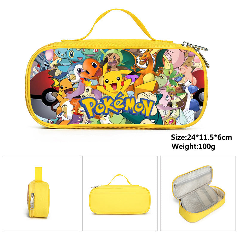 Pokemon Pencil Case Cute Cartoon Stationery Box for Elementary and Middle School Students