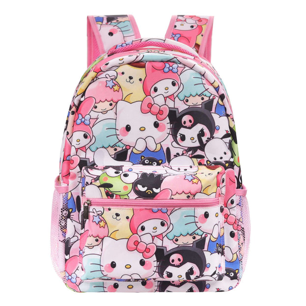 Cute Anime Backpack for Girls Kawaii Cartoon School Bag Lightweight Perfect for Travel