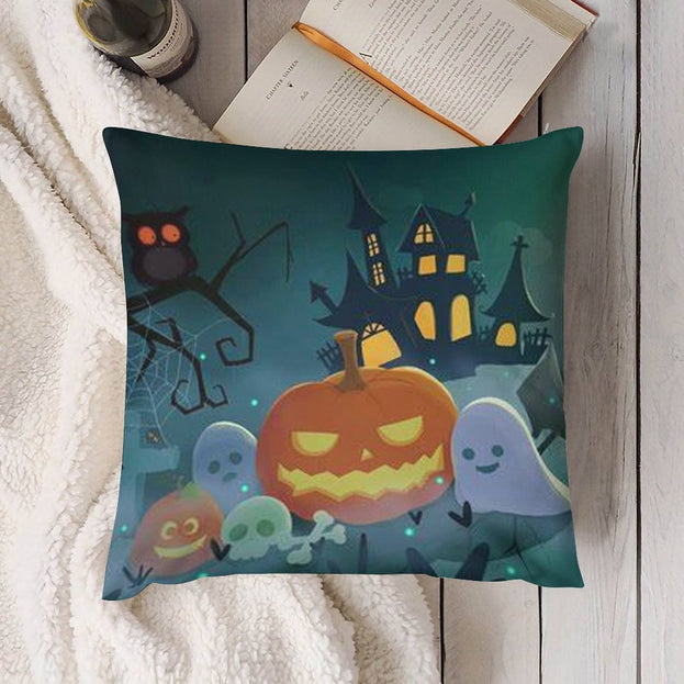 Halloween Plush Pillowcase – Comfortable and Chic for Halloween Decor