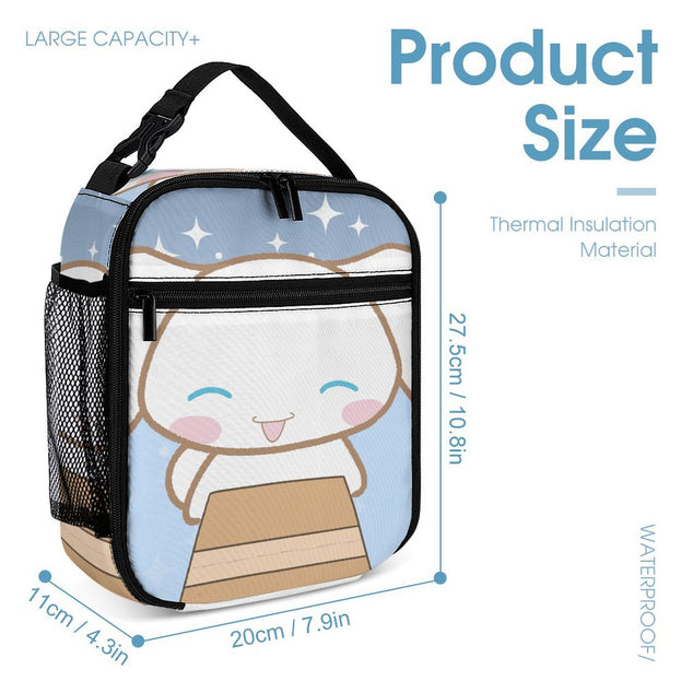 Cinnamoroll Kids Backpack Adjustable Straps Padded Back Lightweight Travel Bag for Preschool and Elementary Children