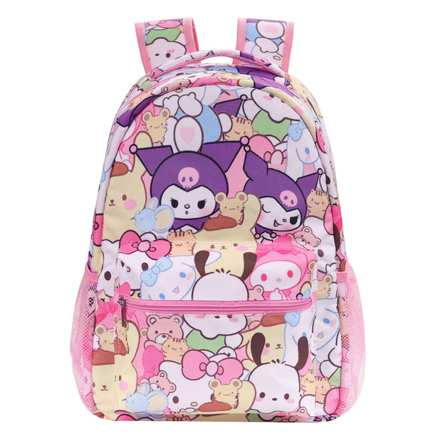 Cute Anime Backpack for Girls Kawaii Cartoon School Bag Lightweight Perfect for Travel