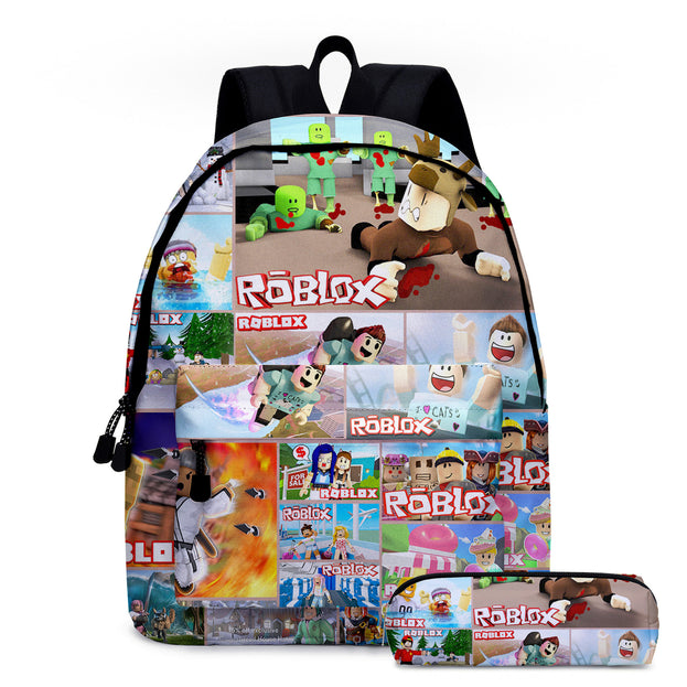 Kids Cosplay School Backpack Unisex Adjustable Laptop Bag for Back to School Travel and Gifts for Fans