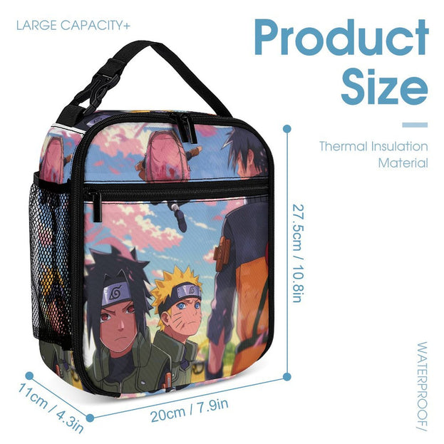 Naruto Sasuke Naruto Print Backpack Durable Anime School Bag for Kids Ideal for Elementary and Middle School Students