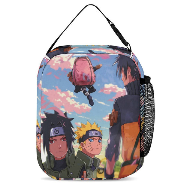 Naruto Sasuke Naruto Print Backpack Durable Anime School Bag for Kids Ideal for Elementary and Middle School Students