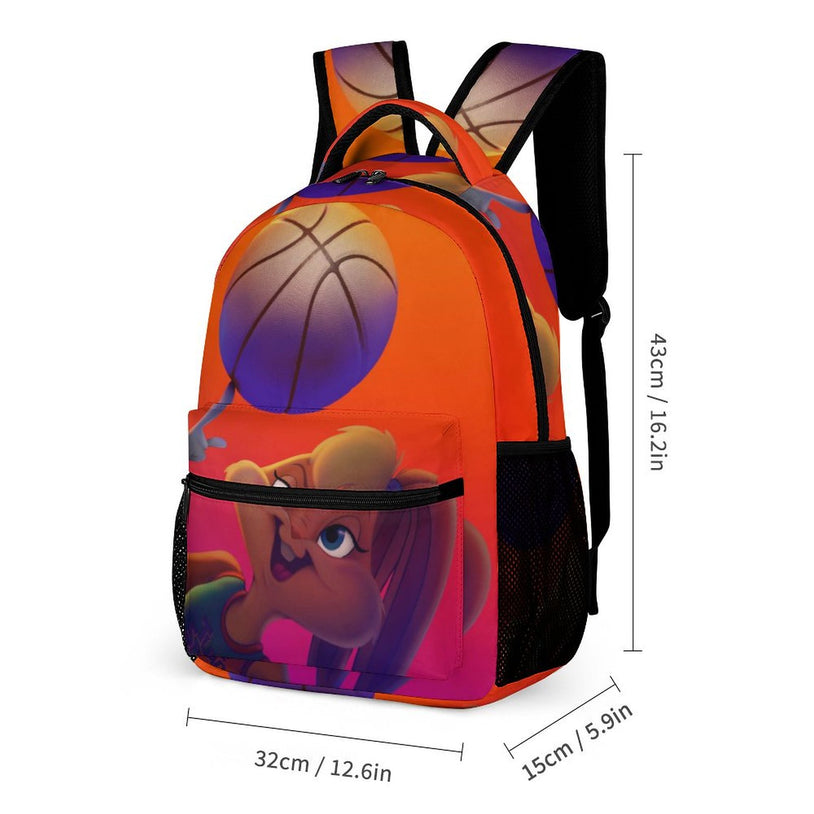 Space Jam Themed Printed Backpack Fun and Functional School Bag for Kids