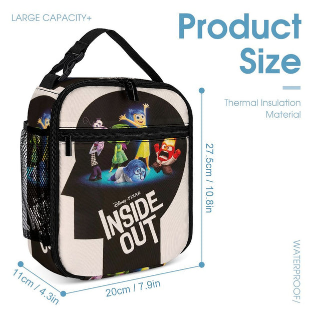 Inside Out Kids Backpack High-Quality Unisex School Bag Comfortable Double Shoulder Style