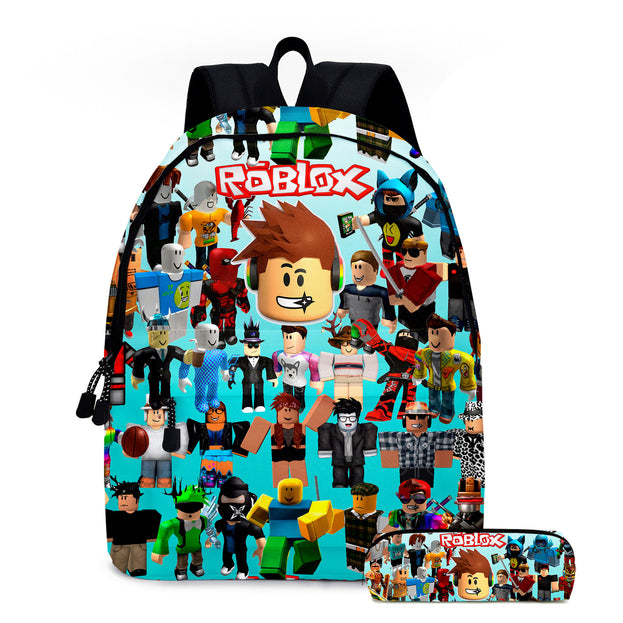 Kids Cosplay School Backpack Unisex Adjustable Laptop Bag for Back to School Travel and Gifts for Fans