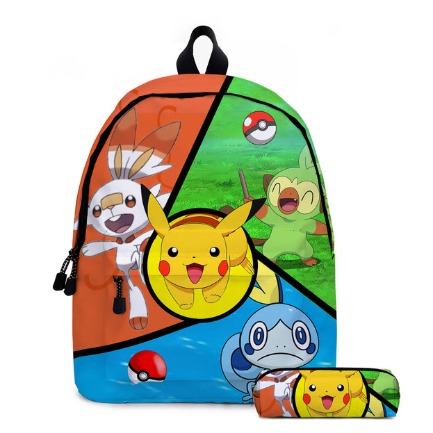 16 Inch Cute Anime Backpack Lightweight Casual Laptop Bag for Kids Teens and Adults Perfect Cartoon Travel Daypack Ideal Gift for Men and Women