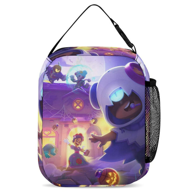 Kids' 16 Inch Brawl Stars Anime Backpack High Quality School Bag for Elementary and Middle School