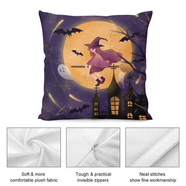 Cozy Halloween Plush Pillowcase – Elevate Your Spooky Season Sleep