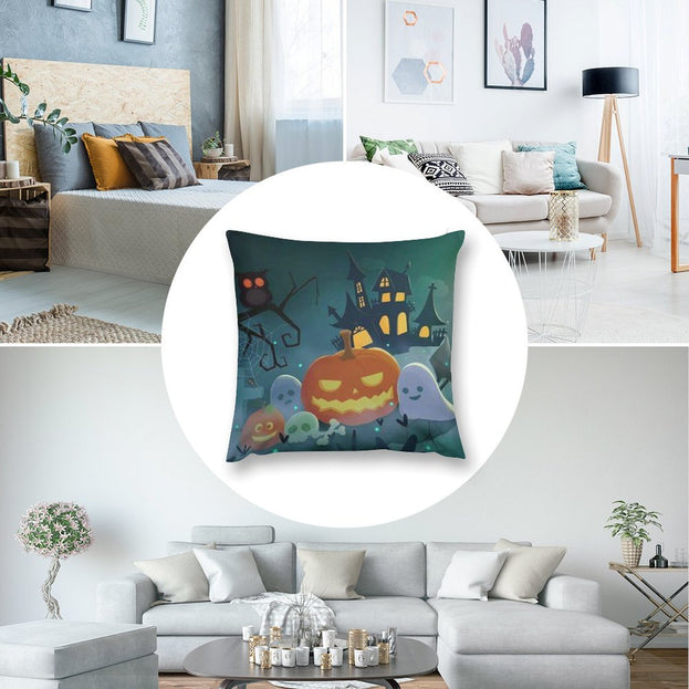 Halloween Plush Pillowcase – Comfortable and Chic for Halloween Decor