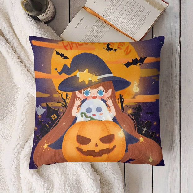 Deluxe Halloween Plush Pillowcase – Luxuriously Soft for the Halloween Spirit