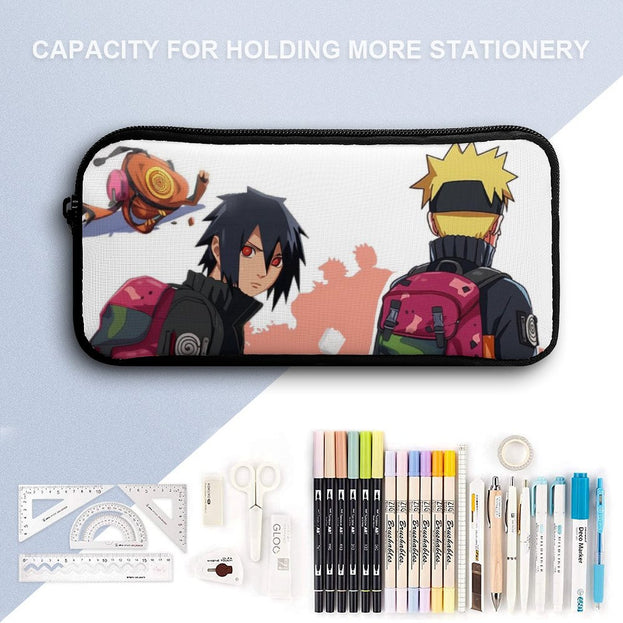 Naruto Sasuke Naruto Anime Print Backpack Durable School Bag for Kids