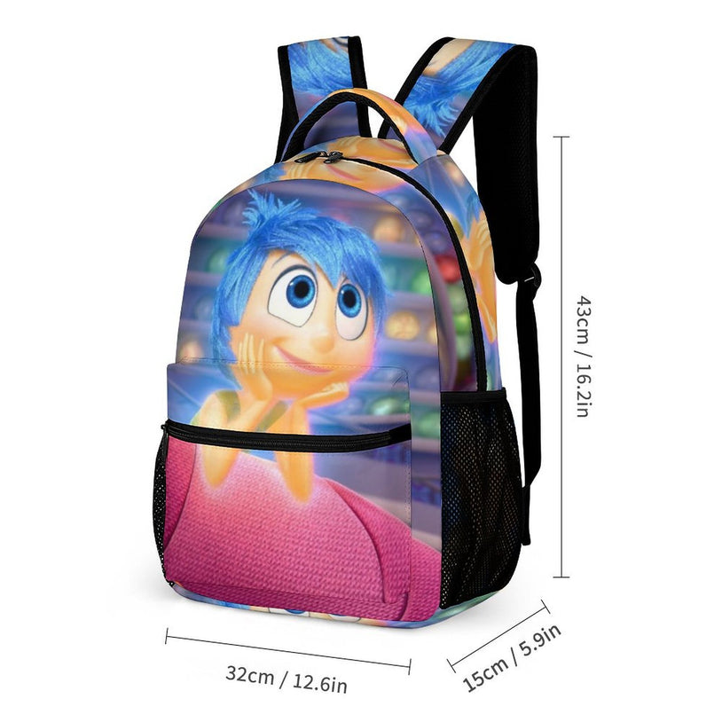 Inside Out Student Bag - Stylish and Durable Unisex School Backpack with Double Shoulder Straps