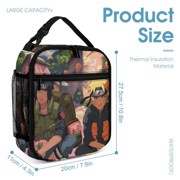 Sasuke Naruto Print Backpack High Quality Anime School Bag for Children Ideal for Middle and Elementary School