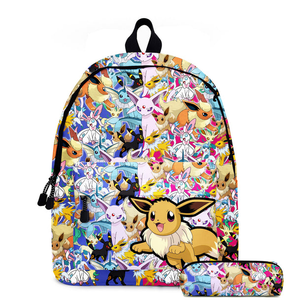 16 Inch Cute Anime Backpack Lightweight Casual Laptop Bag for Kids Teens and Adults Perfect Cartoon Travel Daypack Ideal Gift for Men and Women