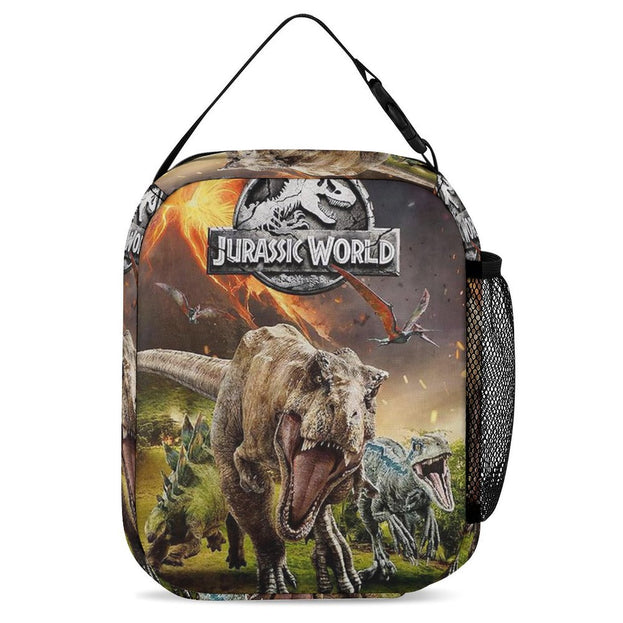 Jurassic World Themed Backpack Ideal Anime School Bag for Elementary and Middle School