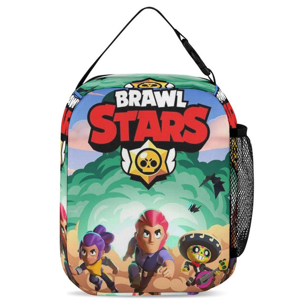 16 Inch Brawl Stars Anime Print Backpack Stylish and Durable School Bag for Kids and Teens