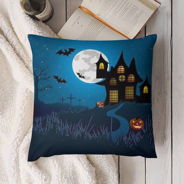 Spooky Soft Halloween Plush Pillowcase – Perfect for a Festive Bedroom