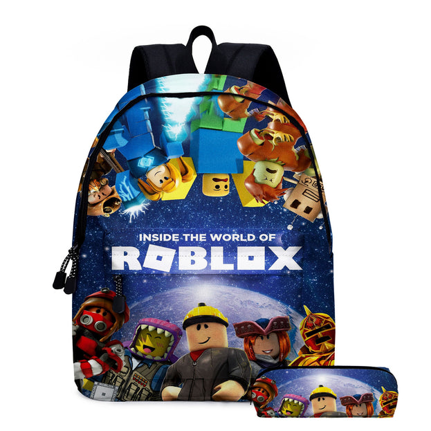 Kids Cosplay School Backpack Unisex Adjustable Laptop Bag for Back to School Travel and Gifts for Fans