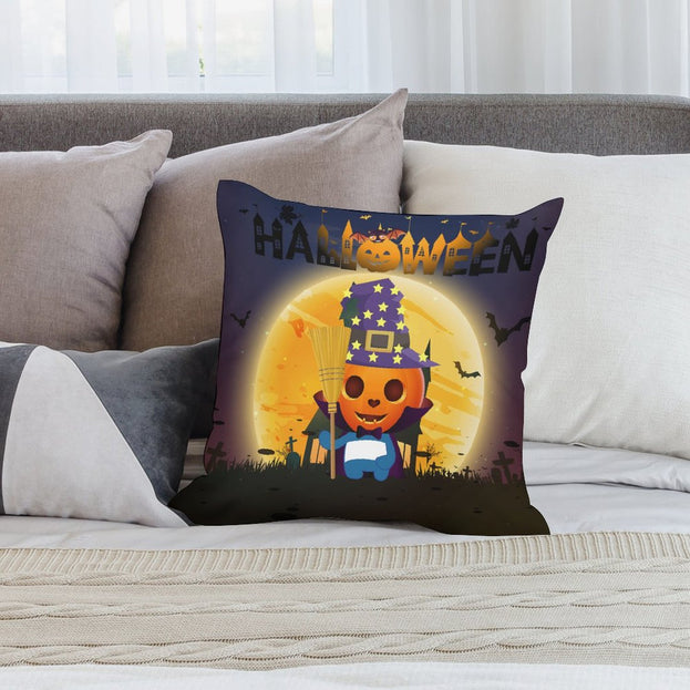 Charming Halloween Plush Pillowcase – Cozy Comfort for Your Spooky Celebrations