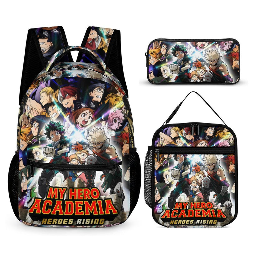 My Hero Academia Backpack Anime Themed School Bag for Kids Ideal for Elementary and Middle School