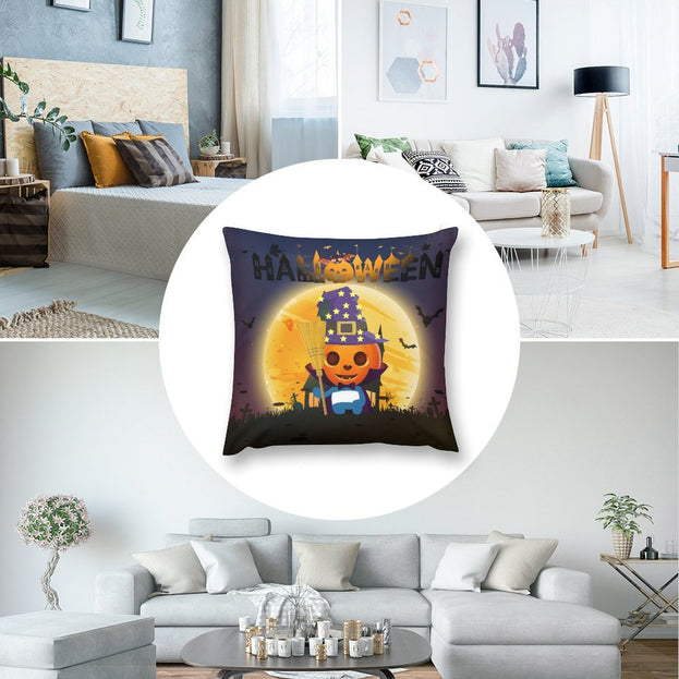 Charming Halloween Plush Pillowcase – Cozy Comfort for Your Spooky Celebrations