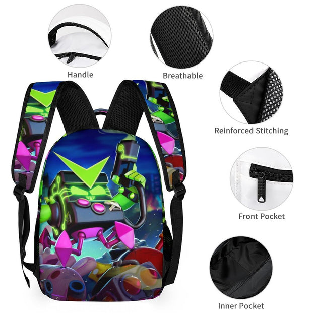 16 Inch Brawl Stars Anime School Backpack Fashionable and Sturdy Bag for Kids and Teens