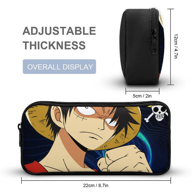 One Piece Luffy Backpack Durable Unisex School Bag for Students Casual Double Shoulder Bag