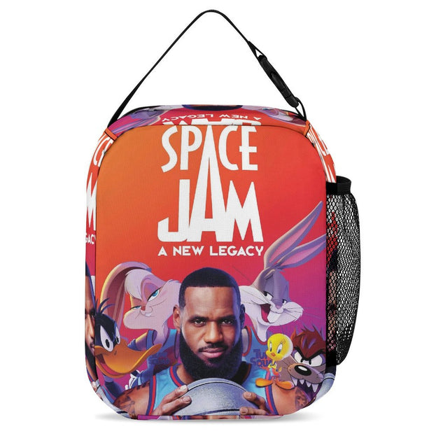 Space Jam Graphic Backpack Eye Catching School Bag for Elementary and Middle School Kids