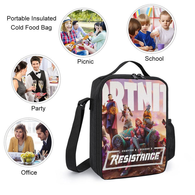 17 Inch Fortnite Backpack for Teens Durable School Bag for Boys and Girls