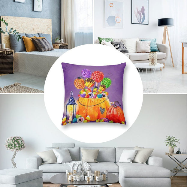 Festive Halloween Plush Pillowcase – Add a Touch of Comfort to Your Scary Decor