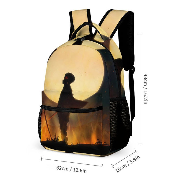 16 Inch Demon Slayer Backpack Ideal for Teen Boys and Girls Stylish School Bag