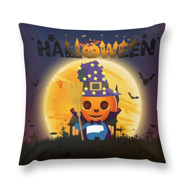 Charming Halloween Plush Pillowcase – Cozy Comfort for Your Spooky Celebrations