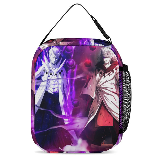 Naruto Print Backpack Naruto Anime Double Shoulder Bag for Middle School Students Large Capacity and Durable