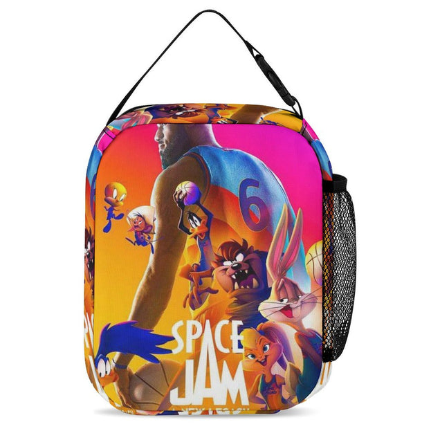 Space Jam-Themed Backpack High-Quality Anime School Bag for Students