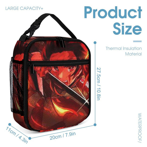 Demon Slayer Backpack 16-Inch Durable School Bag for Teens Boys Girls