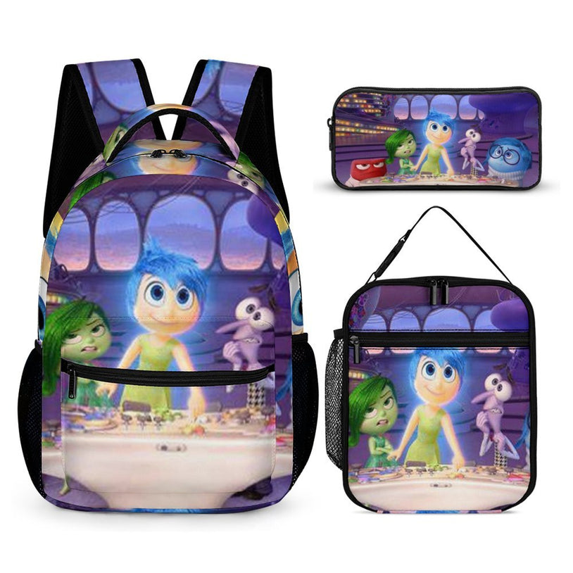 Inside Out Backpack Durable Unisex School Bag for Students Stylish Double Shoulder Design