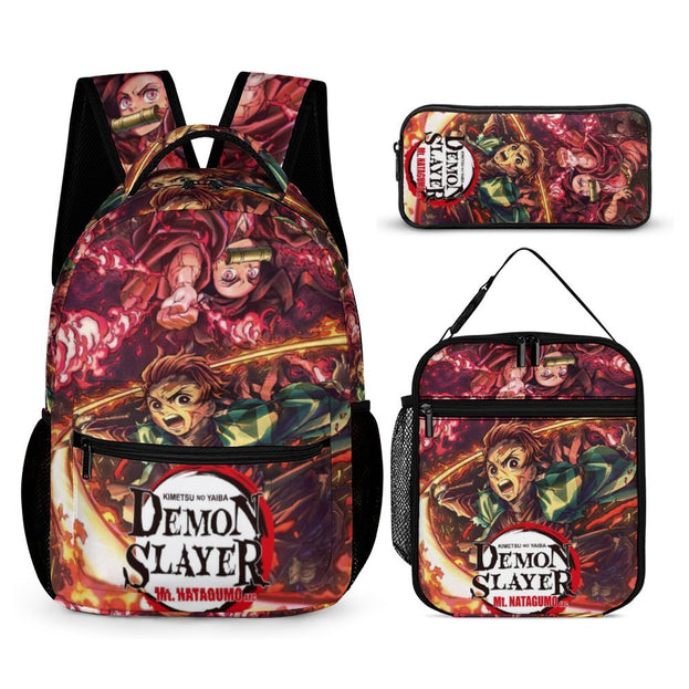 Demon Slayer 16 Inch Backpack for Kids – Perfect School Bag for Teen Boys and Girls